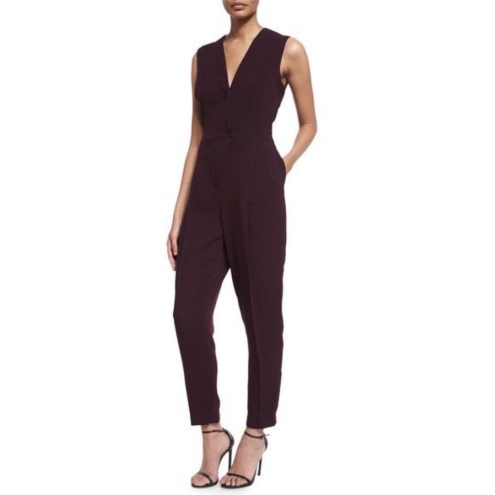 NEW Yigal Azrouel Jumpsuit Sleeveless V-Neck
